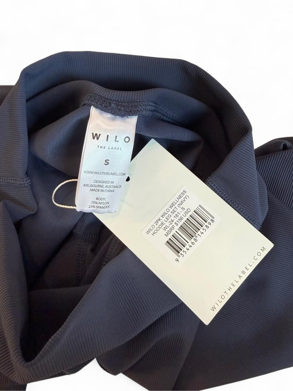 Wilo The Label Wellness Collection Ribbed Leggings - Picture 4 of 6